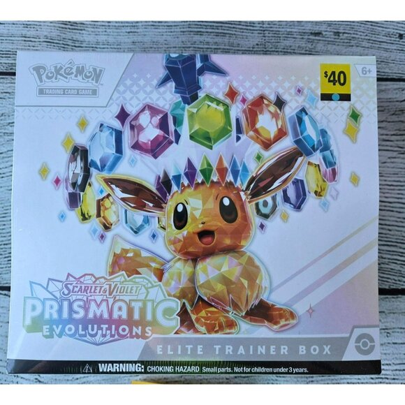 Pokémon Prismatic Evolutions ETB Elite Trainer Box Factory Sealed Dollar General - Picture 1 of 8